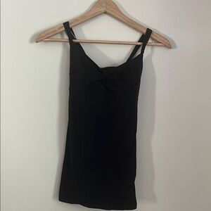 Lululemon Athletica Black tank size 8 with built in bra